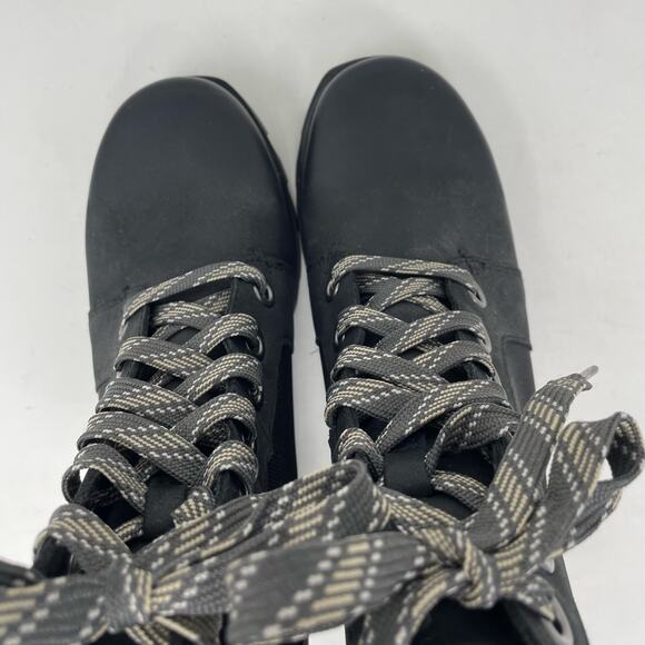 Sorel Joan Of Arctic Wedge III Lexie Boots Black Waterproof Lace Up Ankle 7.5 - Picture 7 of 17